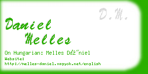 daniel melles business card